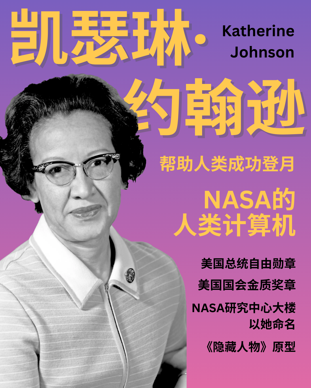 凯瑟琳·约翰逊 Katherine Johnson